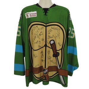 JOG Adult Extra Large XL El Paso Rhinos Chachalak Autographed Hockey Jersey Used